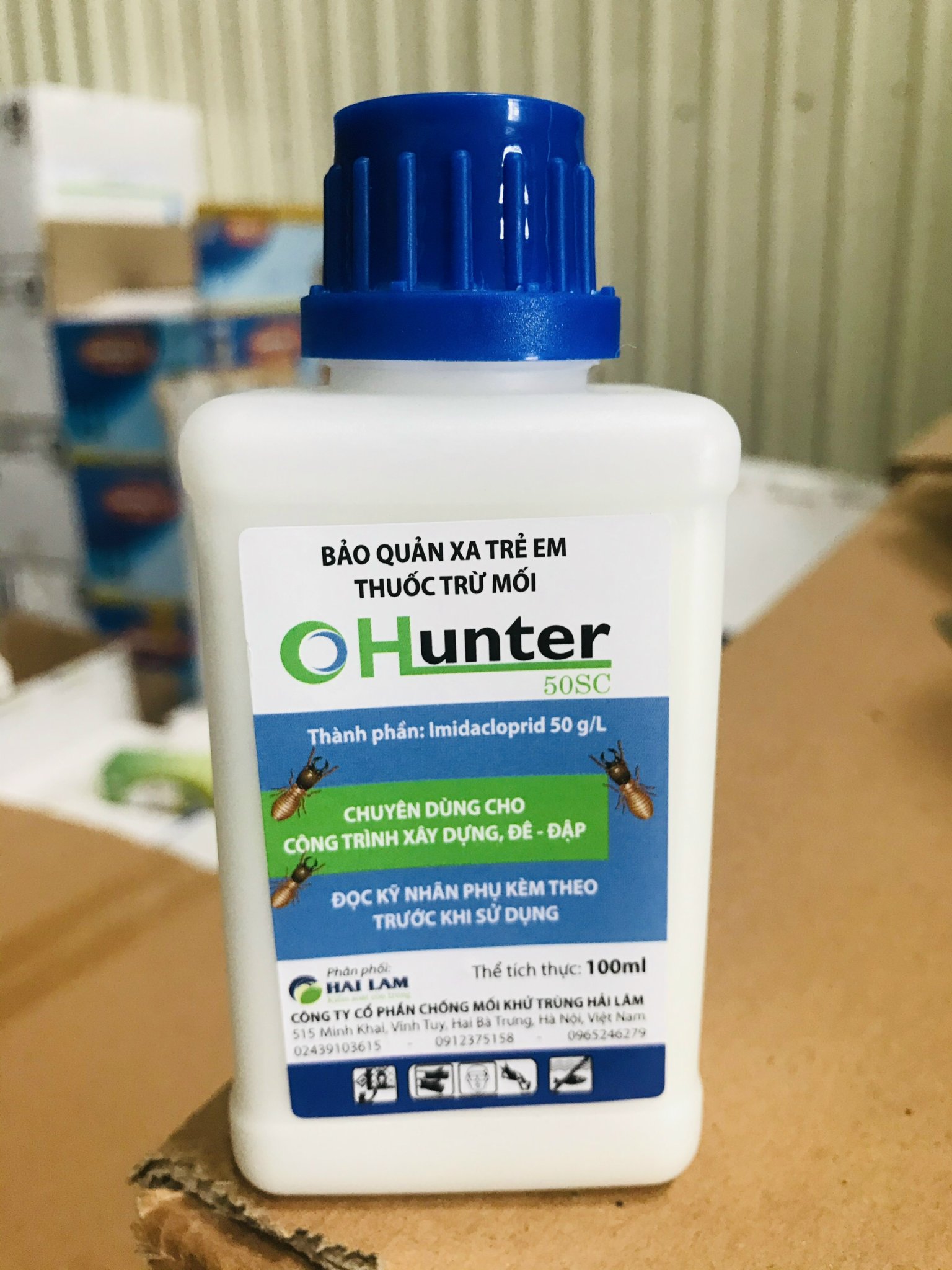 Thuốc diệt mối tận gốc O'hunter 100ml diệt mối trong nhà và các công trình xây dựng an toàn hiệu quả không mùi (Mã SP: 2613_99250841)