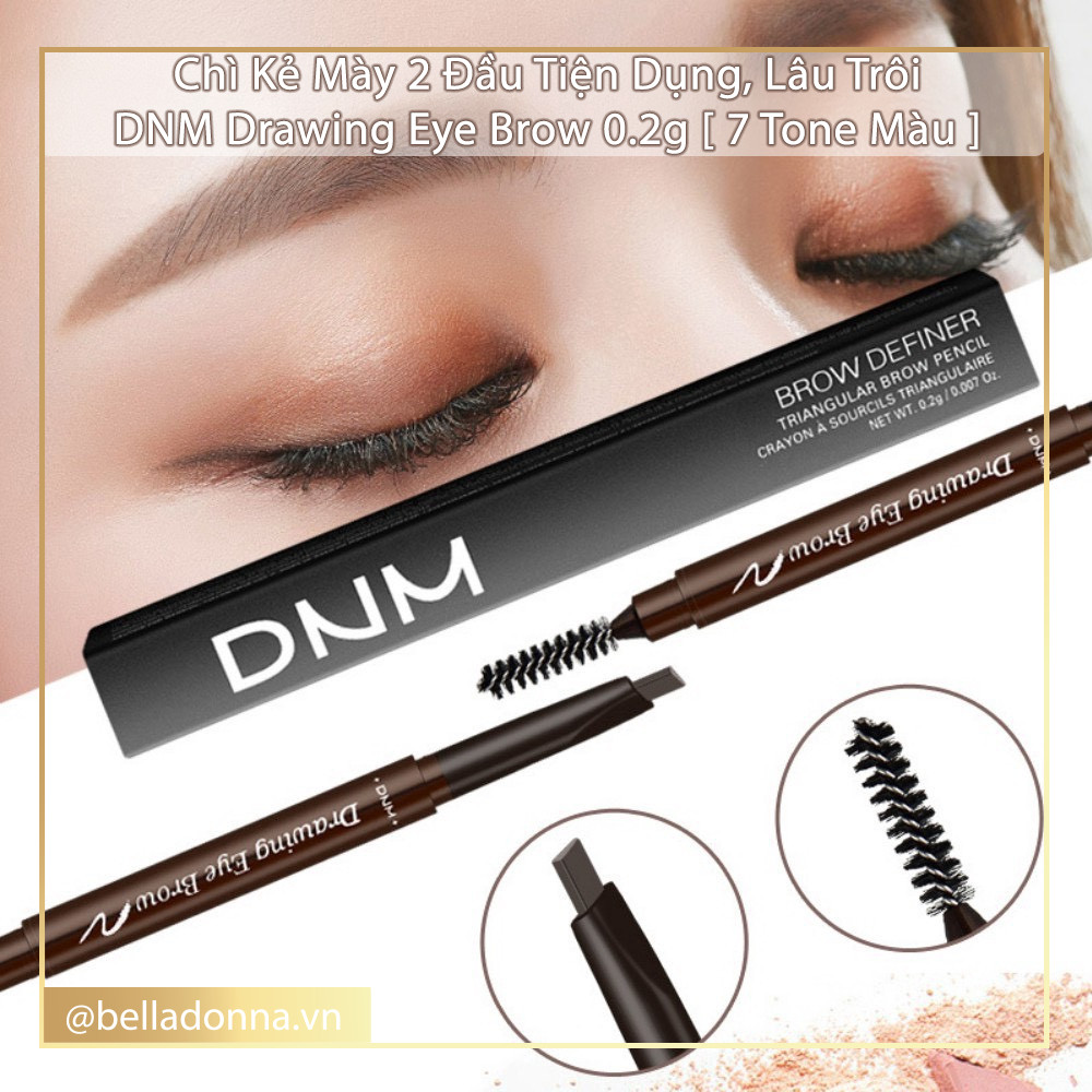 [Giao Nhanh] Chì Kẻ Mày 2 Đầu Tiện Dụng, Lâu Trôi DNM Drawing Eye Brow 0.2g BellaDonna Lily 5 [7 màu] (Mã SP: 259_100349309)
