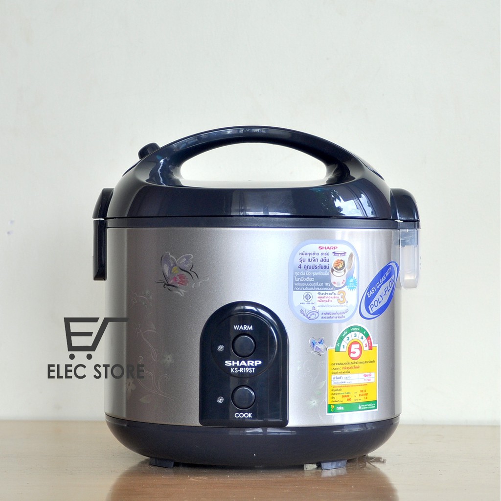 Nồi cơm điện sharp ks - r19st 1.8 lít nhập khẩu thái lan