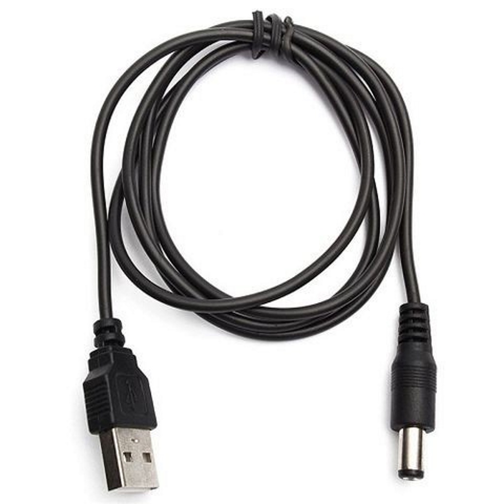 Dây Nguồn Cổng USB Ra Đầu DC 5.5x2.1 mm Đầu Tròn Dùng Sạc Cho Nôi Điện, Loa Bluetooth, Thiết Bị Dùng (Mã SP: 3647_103314647)