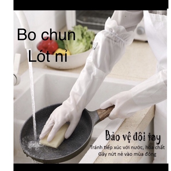 Găng tay cao su bo chun lót nỉ và không nỉ (Mã SP: 3035_103729729)