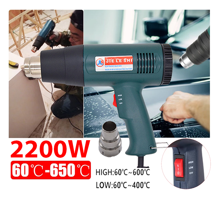 Máy thổi nhiệt, khò nóng màng co 2200W Công suất cao, nóng nhanh (Mã SP: 0438-3)