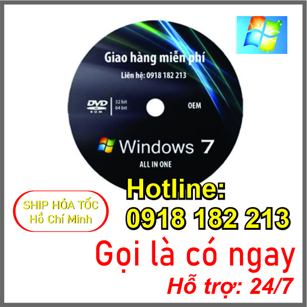 Đĩa DVD cài win 7 all in one (Mã SP: W722)