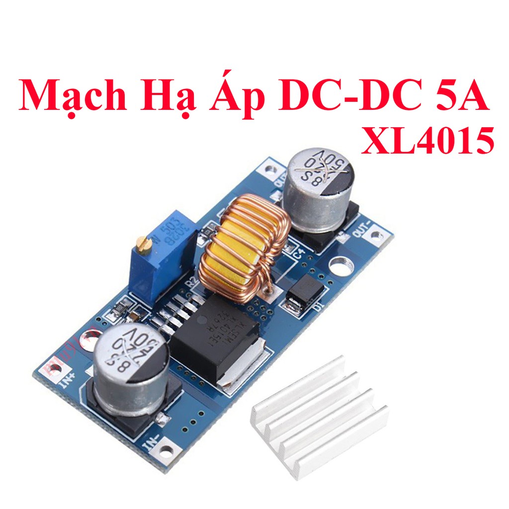 Mạch Hạ Áp DC - DC XL4015E 5A 4 - 38V 5A (Mã SP: XL4015E)