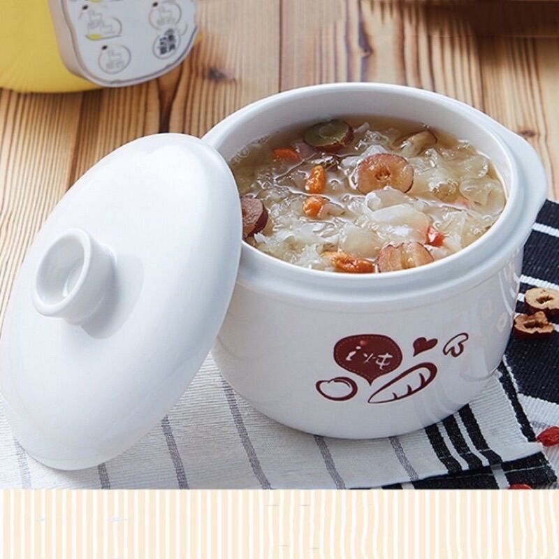 Nắp Sứ Và Lõi Thố Sứ Nồi Bear 0.8l 1.6l Phụ Kiện Nồi Bear (Mã SP: 20357447358)