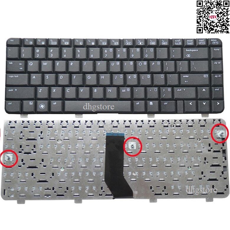 Bàn phím laptop hp compaq pavilion dv3-2000, cq35