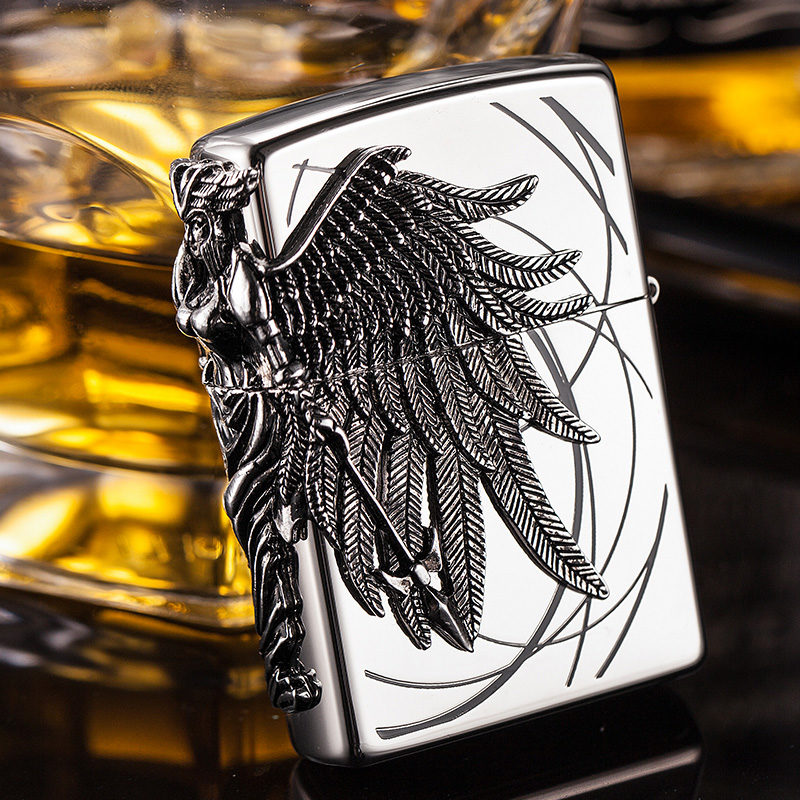 Emblem hình dán bật lửa Zippo chiến binh Amazon (Mã SP: emblem amazon)