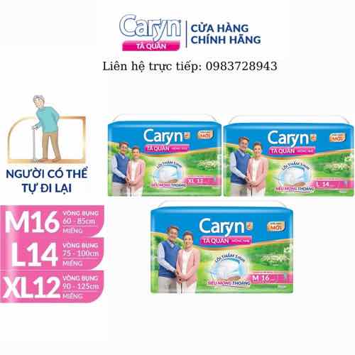 Tả quần người lớn mỏng nhẹ caryn mẫu mới m16 , l14, xl12