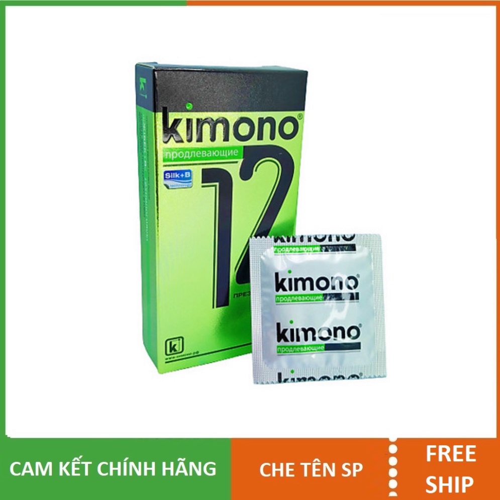 Bao cao su Siêu mỏng Kimono - hộp 12 bao - Nga - Shop Nhím Yêu (Mã SP: SJS20666638992)