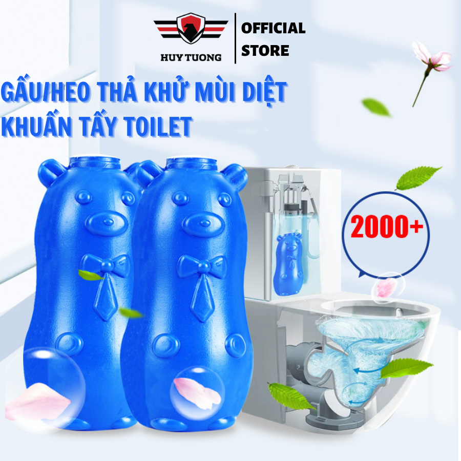 Combo 5-10 Chai Thả Bồn Cầu Khử Mùi Diệt Khuẩn, Tẩy Vệ Sinh Làm Sạch Toilet - Mùi Hương Thơm Hoa Cỏ Dễ Chịu (Mã SP: 1138)
