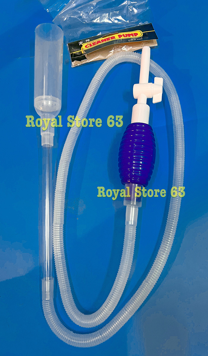 Bộ bóp tay hút cặn, thay nước cho bể cá cảnh (có van khóa) (Mã SP: 4244_110090285)
