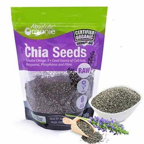 Hạt chia Úc Absolute Organic Chia Seeds 250g