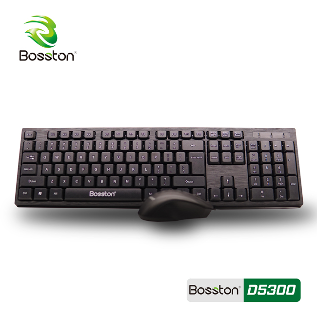 Combo Bộ bàn Phím Máy Tính + Chuột Bosson D5300 Có Dây Dùng Văn Phòng (Mã SP: D5300_VSP_90)