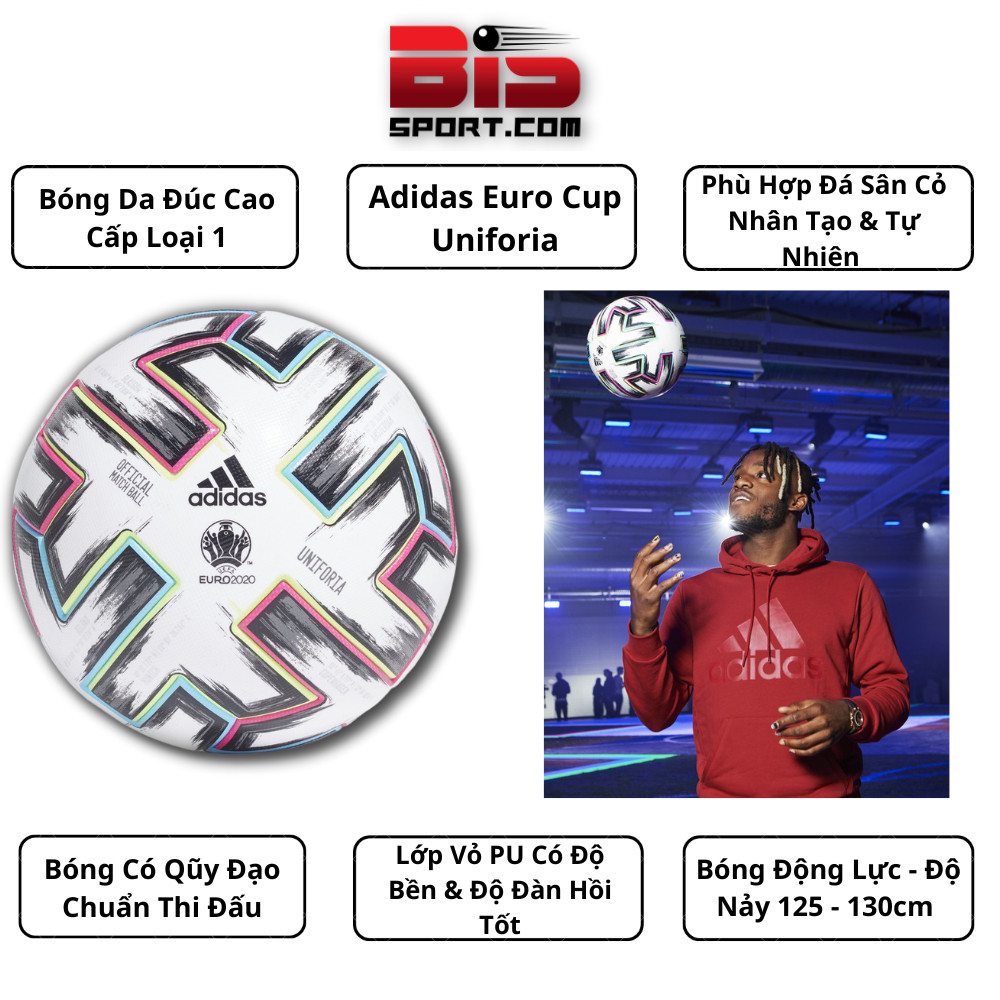 Bóng Đá Size 4- Size 5 World Cup 2022 - Champion Leage - Uniforia Euro Cup 2020 (Bóng đúc loại 1 cao cấp) (Mã SP: bongdasize5)