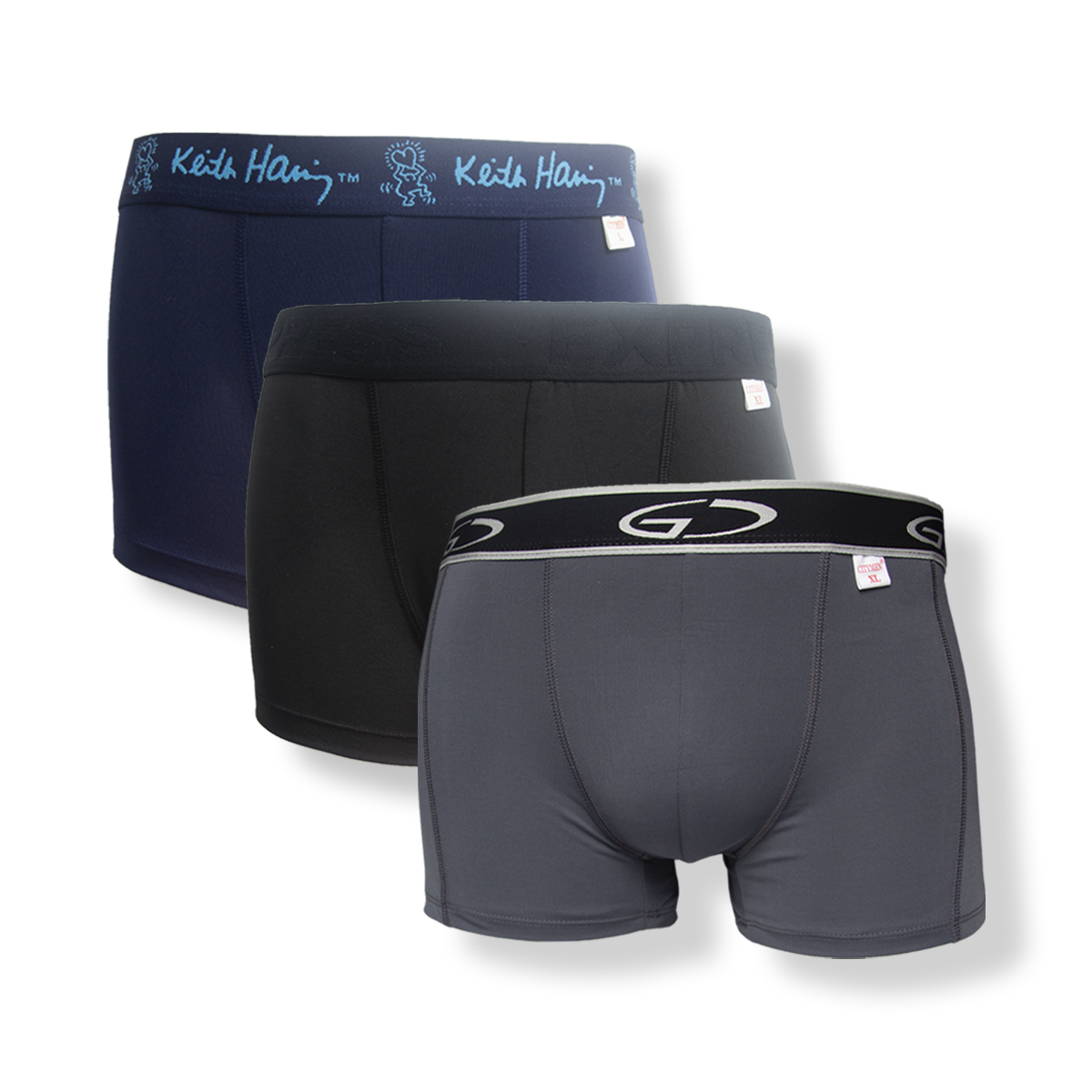 Combo 2 Quần lót nam boxer cao cấp nhiều lưng vải thun lạnh co dãn 4 chiều CITYMEN (Mã SP: MULTI4C_BL2)