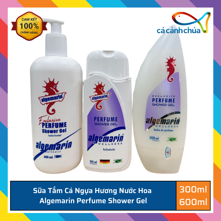 Sữa tắm Cá Ngựa Algemarin Exclusive Perfume Shower Gel hương nước hoa quyến rũ cung cấp ẩm và dưỡng chất giúp da mềm mịn, đồng thời tăng cường sức sống cho làn da căng mượt