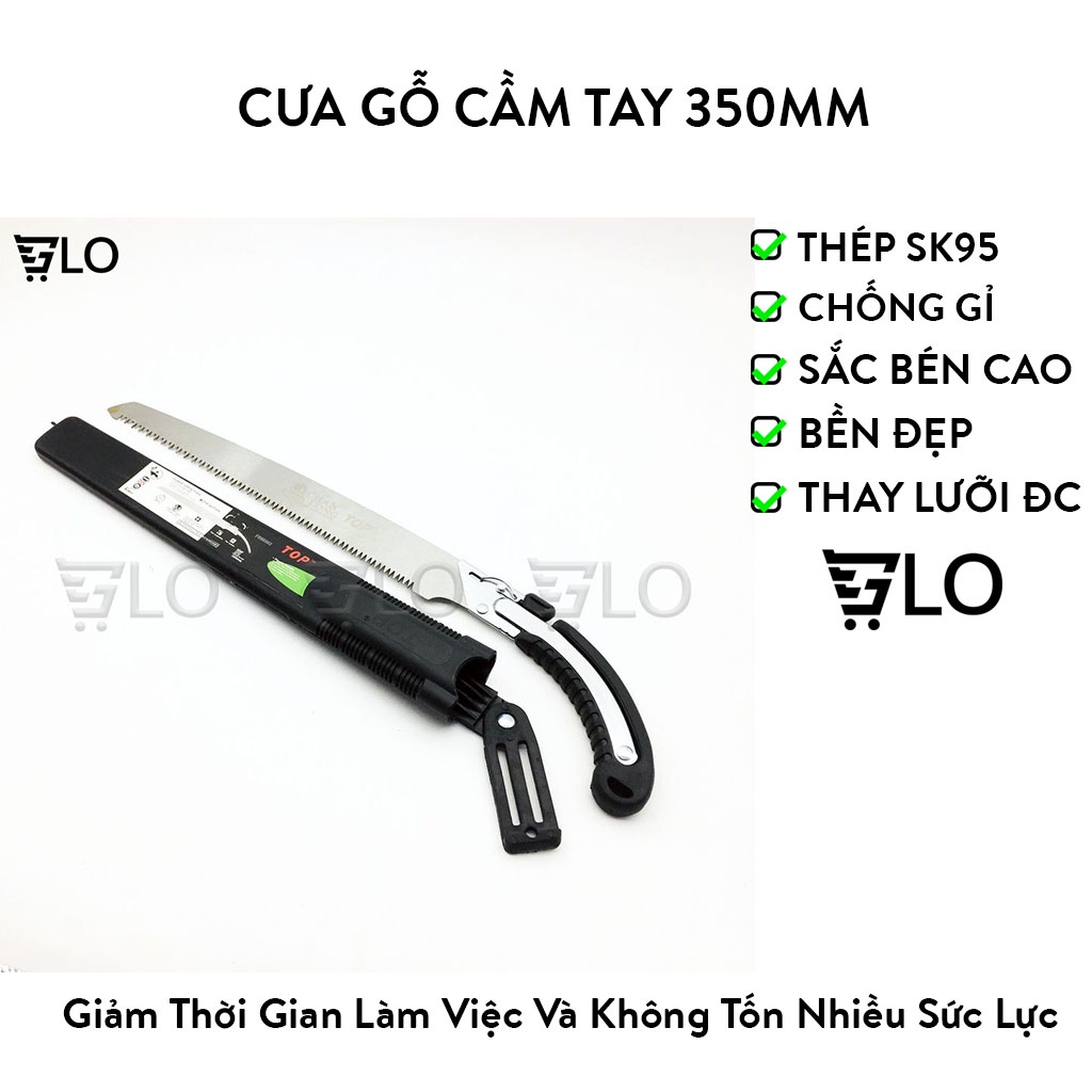 Cưa Gỗ Cầm Tay 350mm TOP F890302 Hàng Loại 2 Có Bán Lưỡi Thay Thế (Mã SP: 901545)