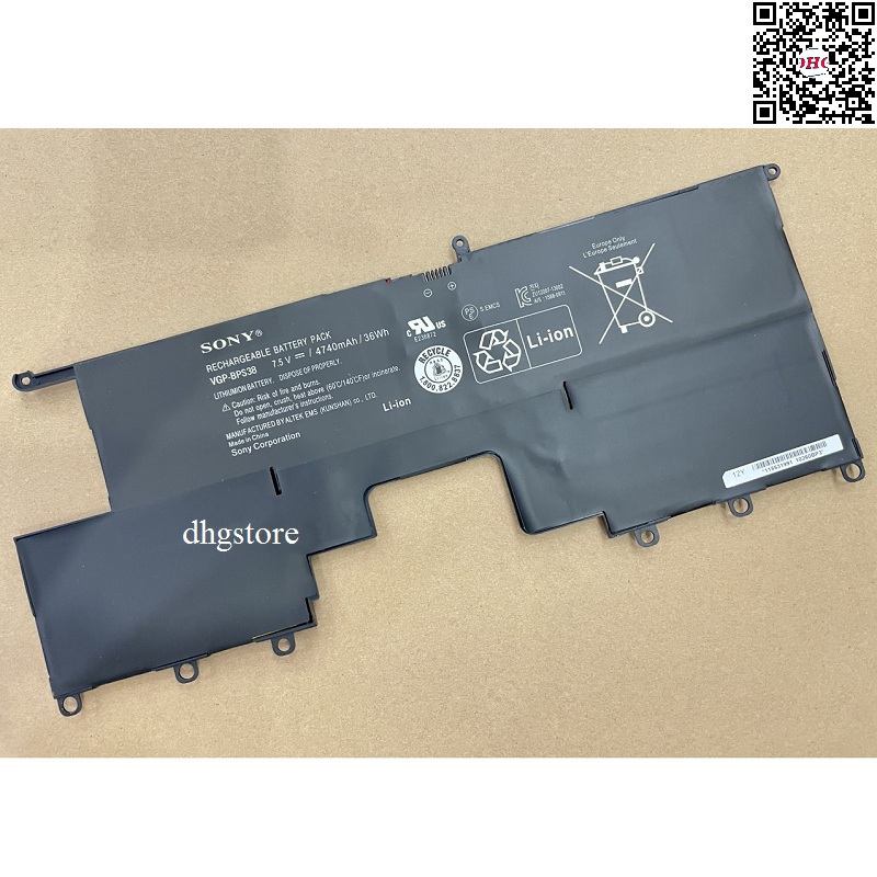 Pin laptop sony vaio svp13, pro13, pro11, svp132a1c, svp132a1cl, svp132a1cn, vgp-bps38 36wh