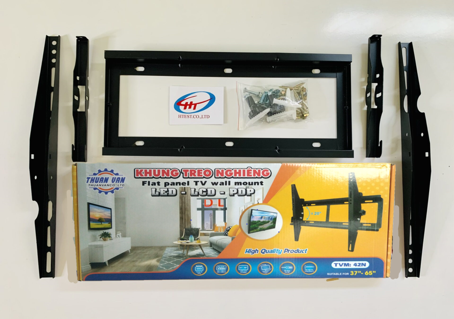 KHUNG TREO TIVI Giá tivi nghiêng 21-65 inch - Chính Hãng ( giá treo gật gù điều chỉnh góc nghiêng) (Mã SP: nghiêng 21-65 inch)
