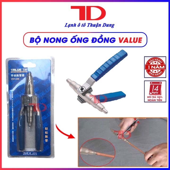 Kìm nong ống đồng value vst 22b