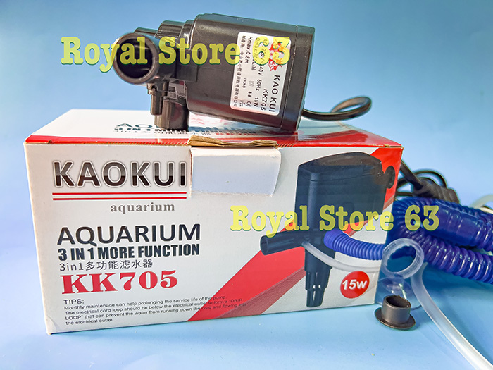 Máy bơm lọc nước bể cá cảnh KK705 15W KAOKUI (Mã SP: 4240_112114864)