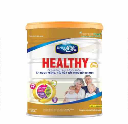 Sửa bột dành người cao tuổi, người gầy HEALTHY-TOP TEN MILK hộp 400gr (Mã SP: Dr0009)