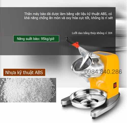 Máy bào đá-xay đá 2 lưỡi dao nhập khẩu đài loan 500W (Mã SP: BAODA2DAO)