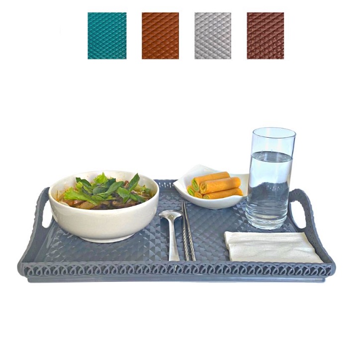 Khay Chữ Nhật Đa Năng Kích Thước 41*30*8 CM Nhựa Cao Cấp (Mã SP: Khay Chữ Nhật Đa Năng Đại)