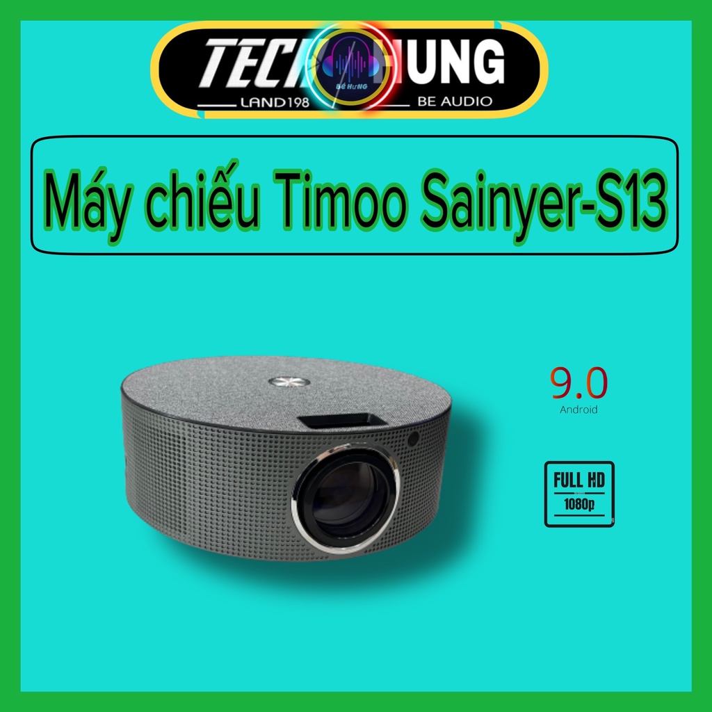 Máy Chiếu Mini TIMOO SAINYEN- S13 Độ Phân Giải HD 720p Tích Hợp Android 9.0 (Mã SP: 0123614204)