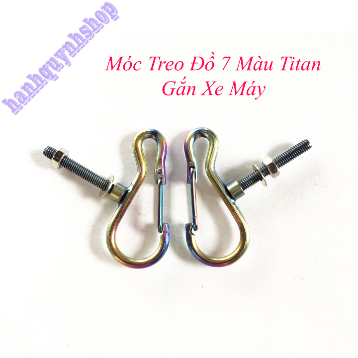 Móc Treo Đồ 7 màu TiTan Gắn Xe máy (Mã SP: PVN3196)
