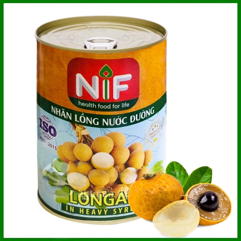 Nhãn ngâm nước đường NIF đóng góp 560g (Mã SP: NHANNIF)