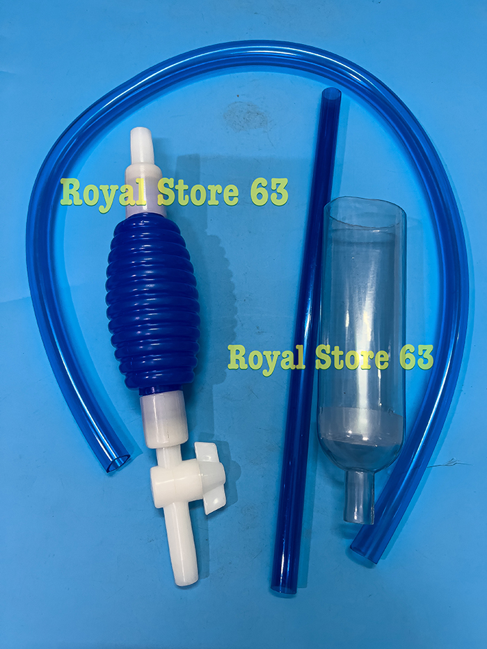 Bộ bóp tay hút cặn, thay nước cho bể cá cảnh Dài 1m8 (có van khóa) (Mã SP: 4244_113944867)