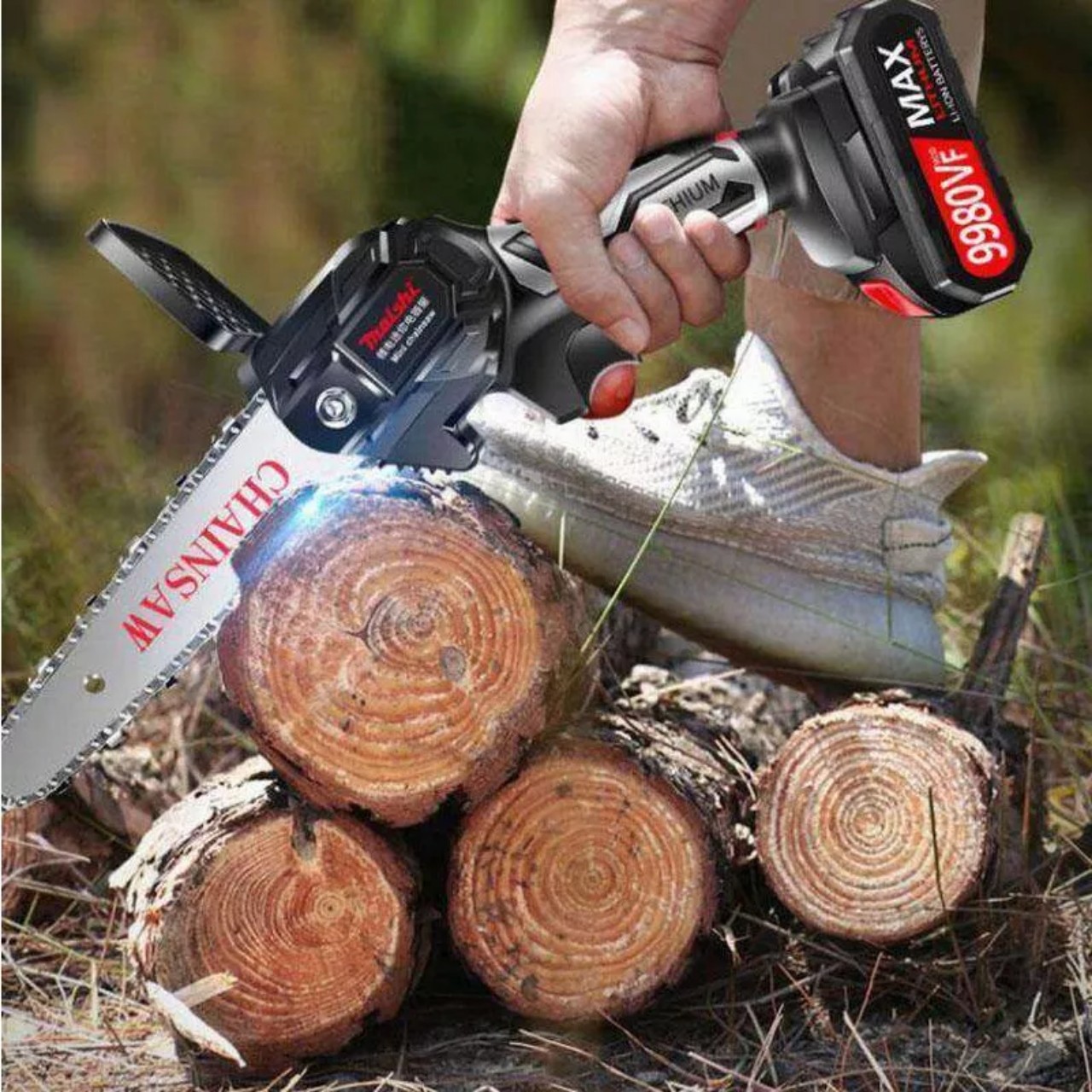 Trọn bộ máy cưa pin cầm tay mini chuyên dụng cưa gỗ cắt tỉa cây cảnh cây ăn quả loại tốt (Mã SP: 3072_113953307)