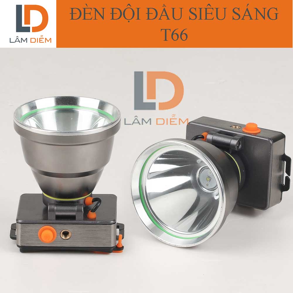 ĐÈN ĐEO ĐẦU PIN SẠC LED SIÊU SÁNG KÍN NƯỚC T66 (Mã SP: 3348_114057935)