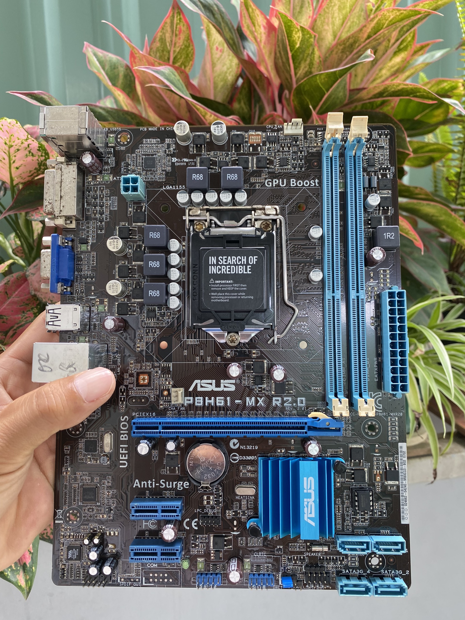 [RẺ VÔ ĐỊCH] MAIN ASUS H61 SOCKET1155 GIÁ RẺ+tặng keo tản nhiệt (Mã SP: 3282_114112128)