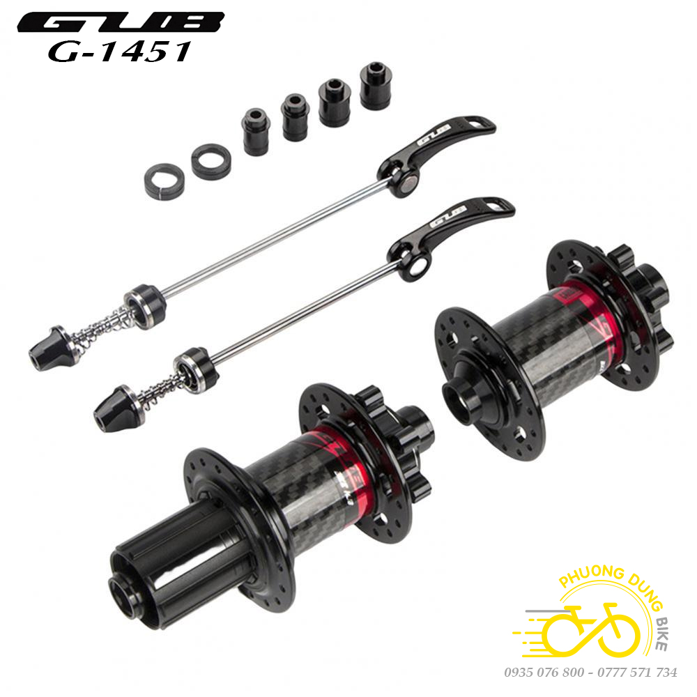 Moay ơ (Đùm) Hub Carbon xe đạp GUB G1451 32 Lỗ (Phanh đĩa) - Cối nỗ (Mã SP: PK-022267)