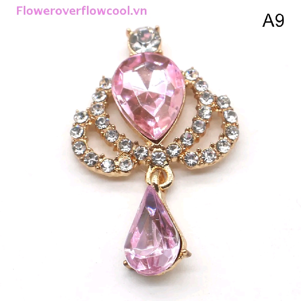 Phụ kiện trang trí áo đính đá giọt nước (Mã SP: 1841_114284947)