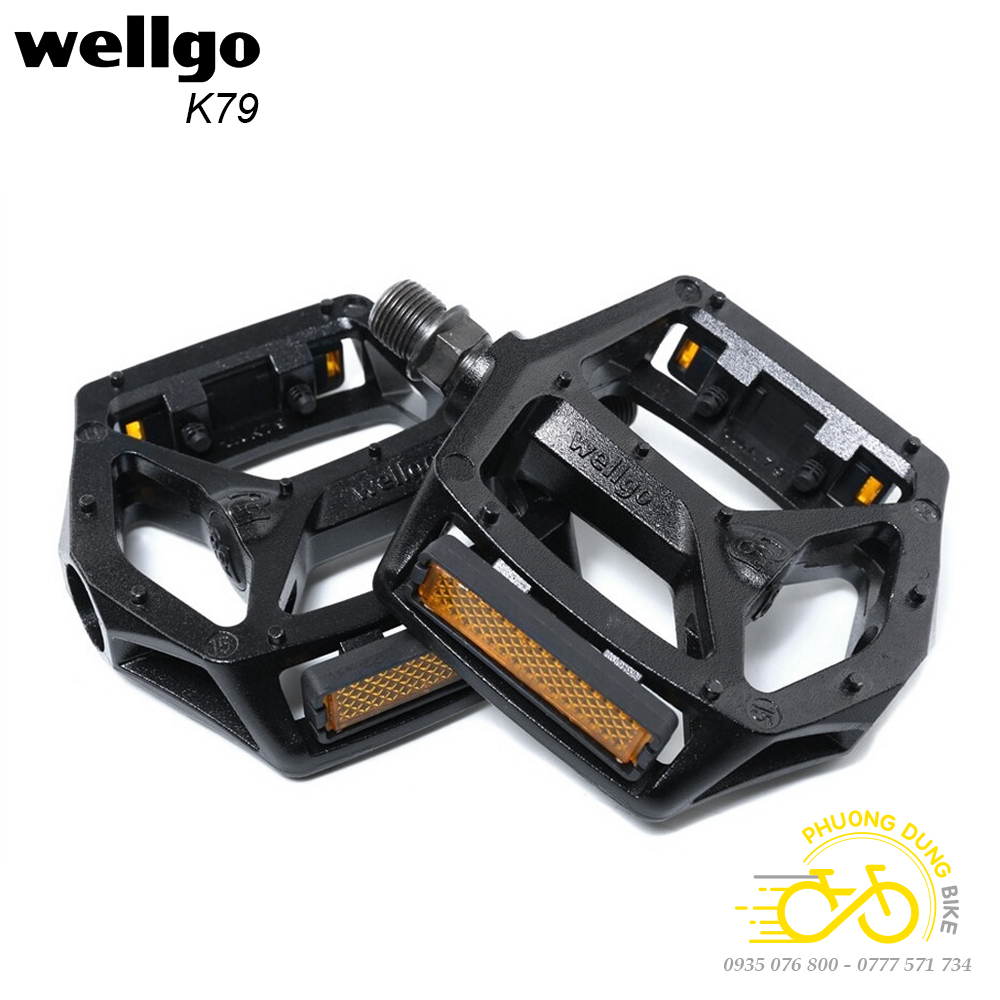 Pedan bàn đạp xe đạp WELLGO K79 VB249 (có thể gắn Strap) (Mã SP: PK-02237)