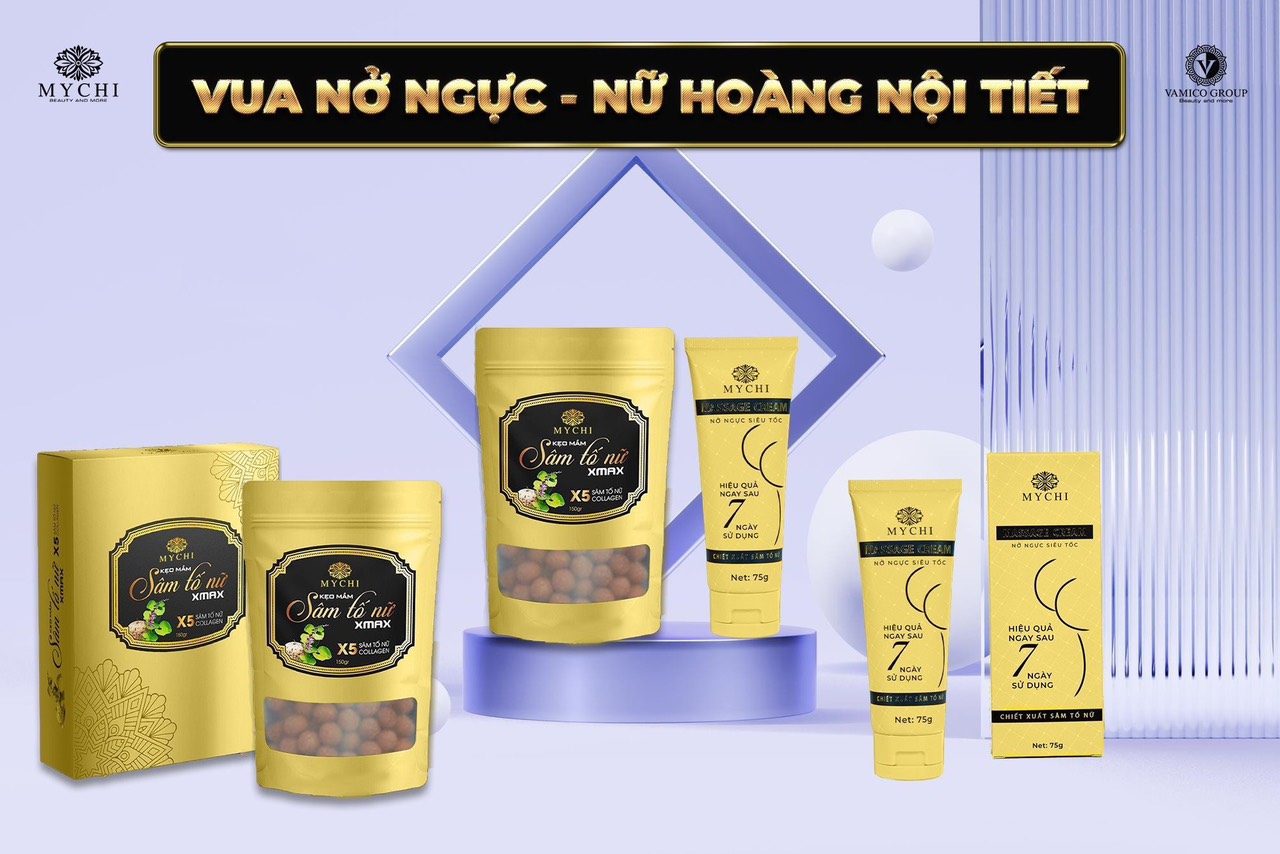 [Che Tên] 5h kẹo mầm sâm tố nữ Xmax và Kem nở ngực siêu tốc Mychi (Mã SP: 4105_106706497)