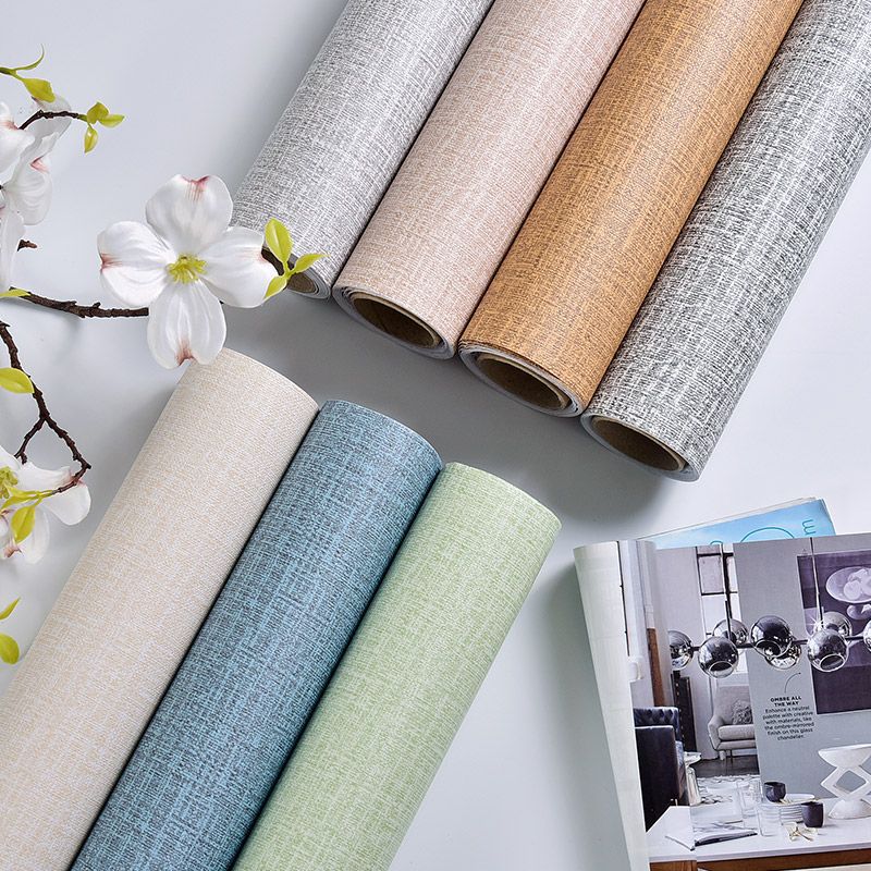 1 Mét Dài Decal Giấy Dán Tường MÀU GIẢ VẢI Khổ 45cm Có Keo Sẵn (Nhiều Màu) (Mã SP: 610_114311331)