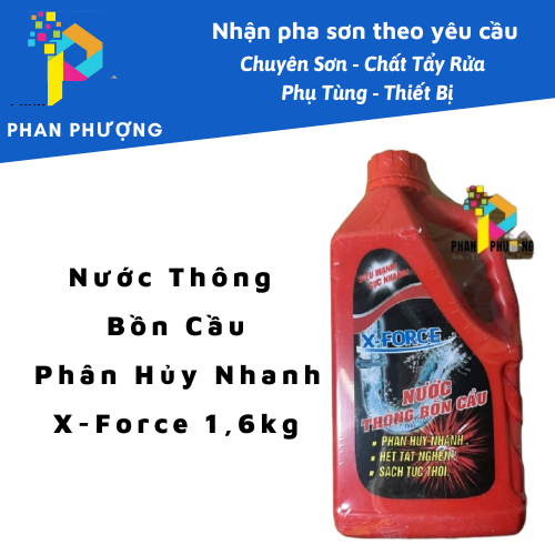 Nước Thông Cầu Phân Hủy Nhanh  X-Force 1,6kg (Mã SP: 2612_95863694)