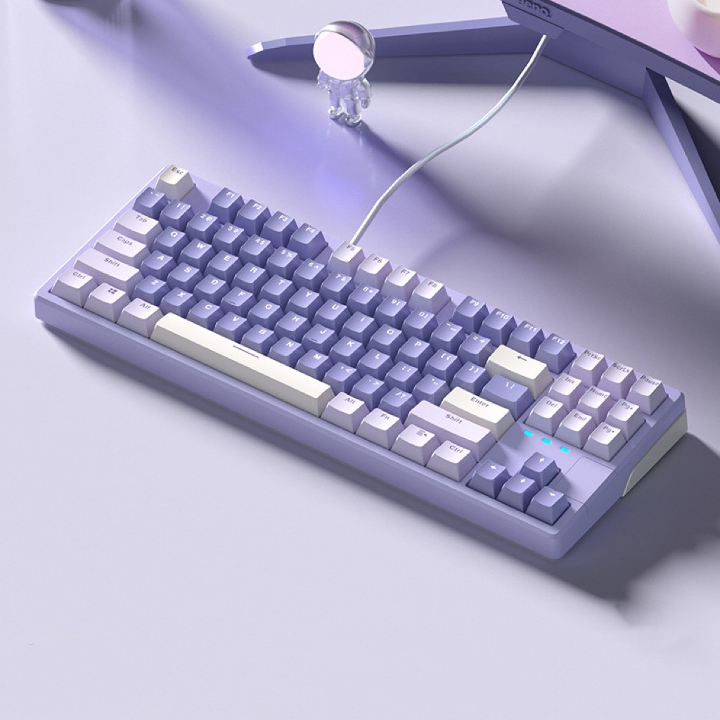 Bàn Phím Máy Tính Có Dây Làm Việc, Chơi Game X87 Cao Cấp Led RGB Nhiều Chế Độ Màu Đẹp (Mã SP: X87)