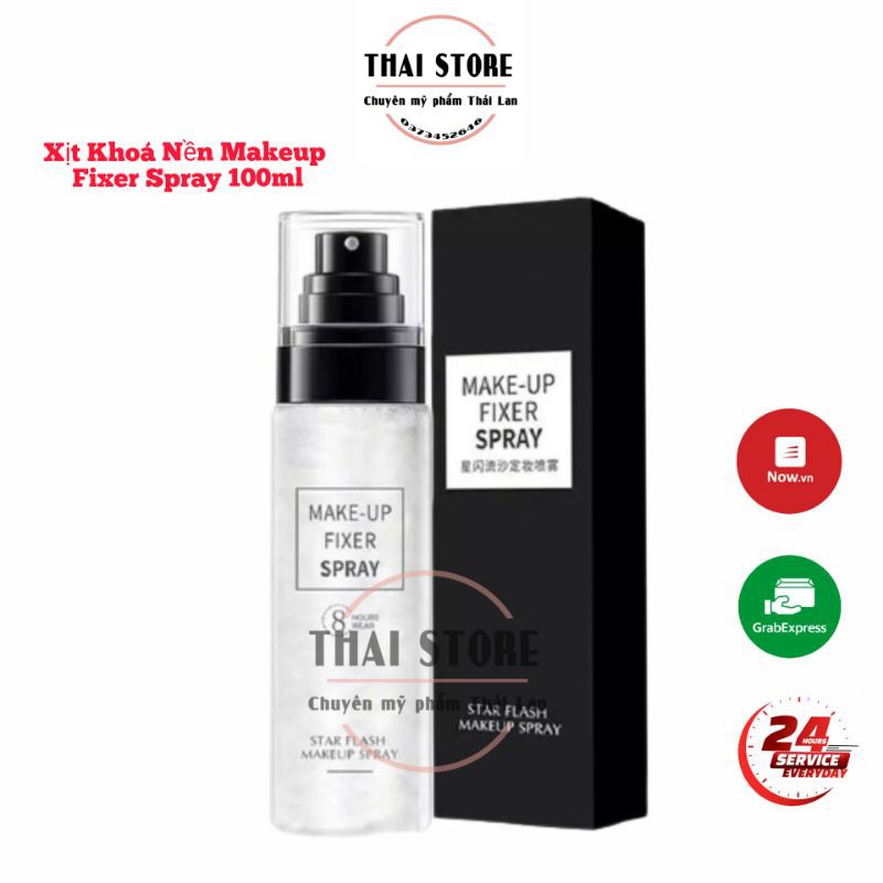 Chính hãng Xịt Khoá Nền Giữ Chặt Lớp Trang Điểm - Makeup Fixer Spray, Cố định lớp trang điểm bền đẹp, mịn (Mã SP: 6445691418)