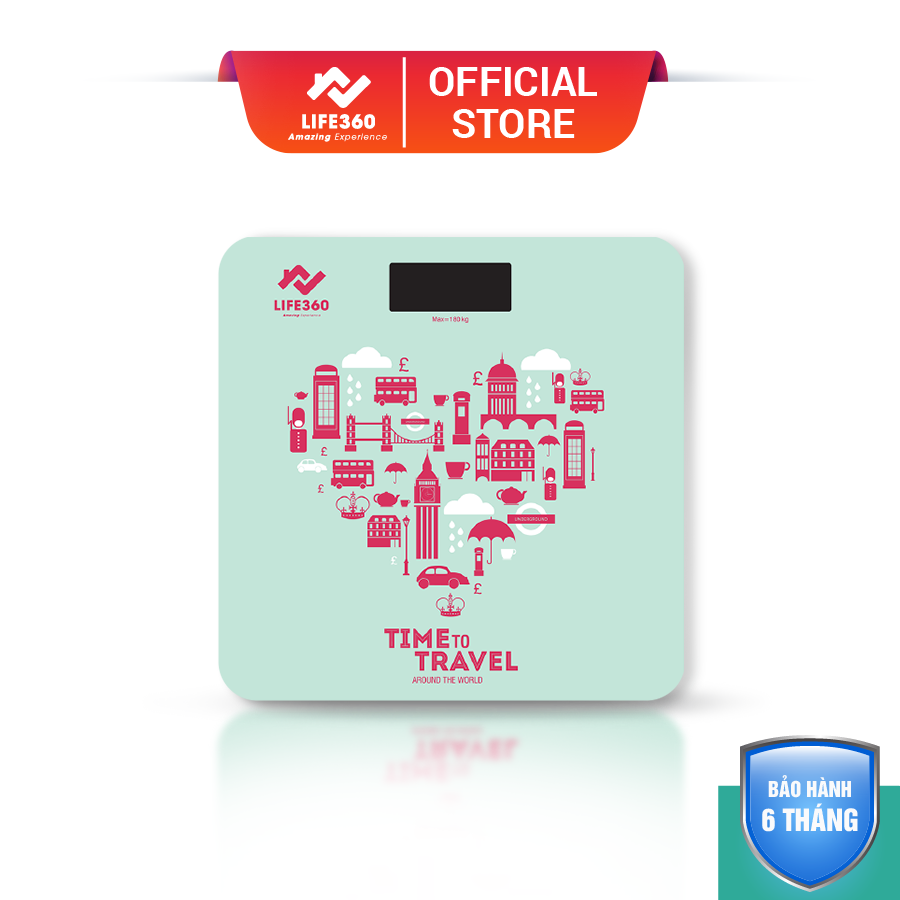 Cân sức khỏe điện tử life360 ar-s17g - hàng chính hãng
