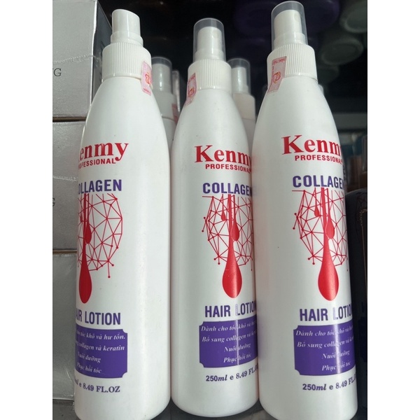 Chính hãng Xịt Dưỡng Tóc Phục Hồi Hư Tổn Collagen Kenmy (Mã SP: 12681741350)