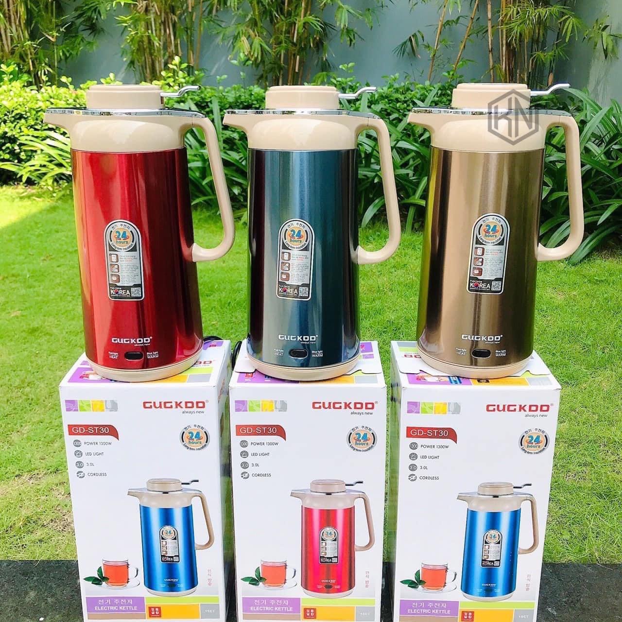 Ấm Siêu Tốc Giữ Nhiệt Cuckoo Dung Tích 3 Lít Vỏ Cách Nhiệt Chống Nóng Cao Cấp (Mã SP: 4262_114586506)