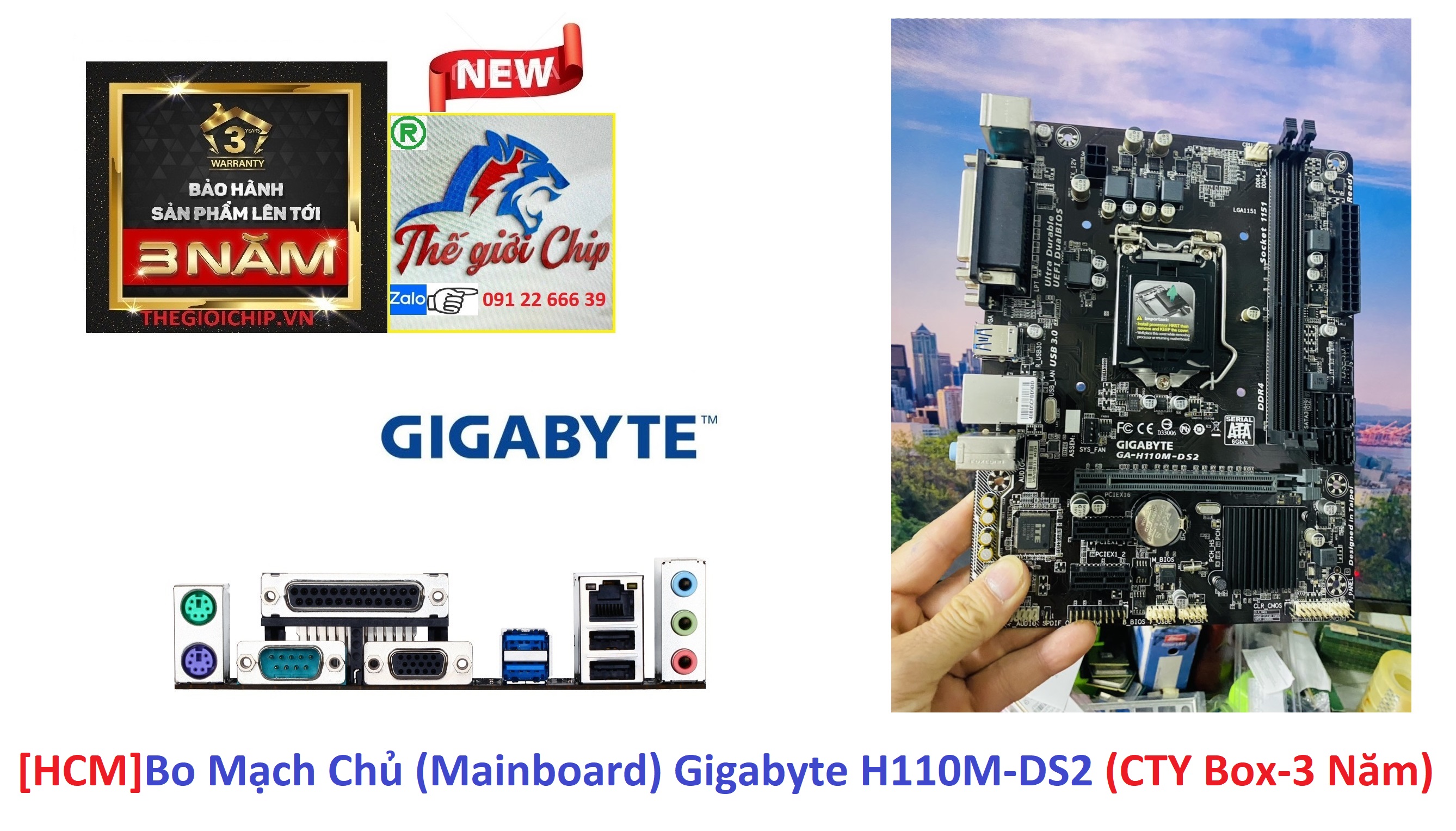 Bo mạch chủ gigabyte h110m-ds2