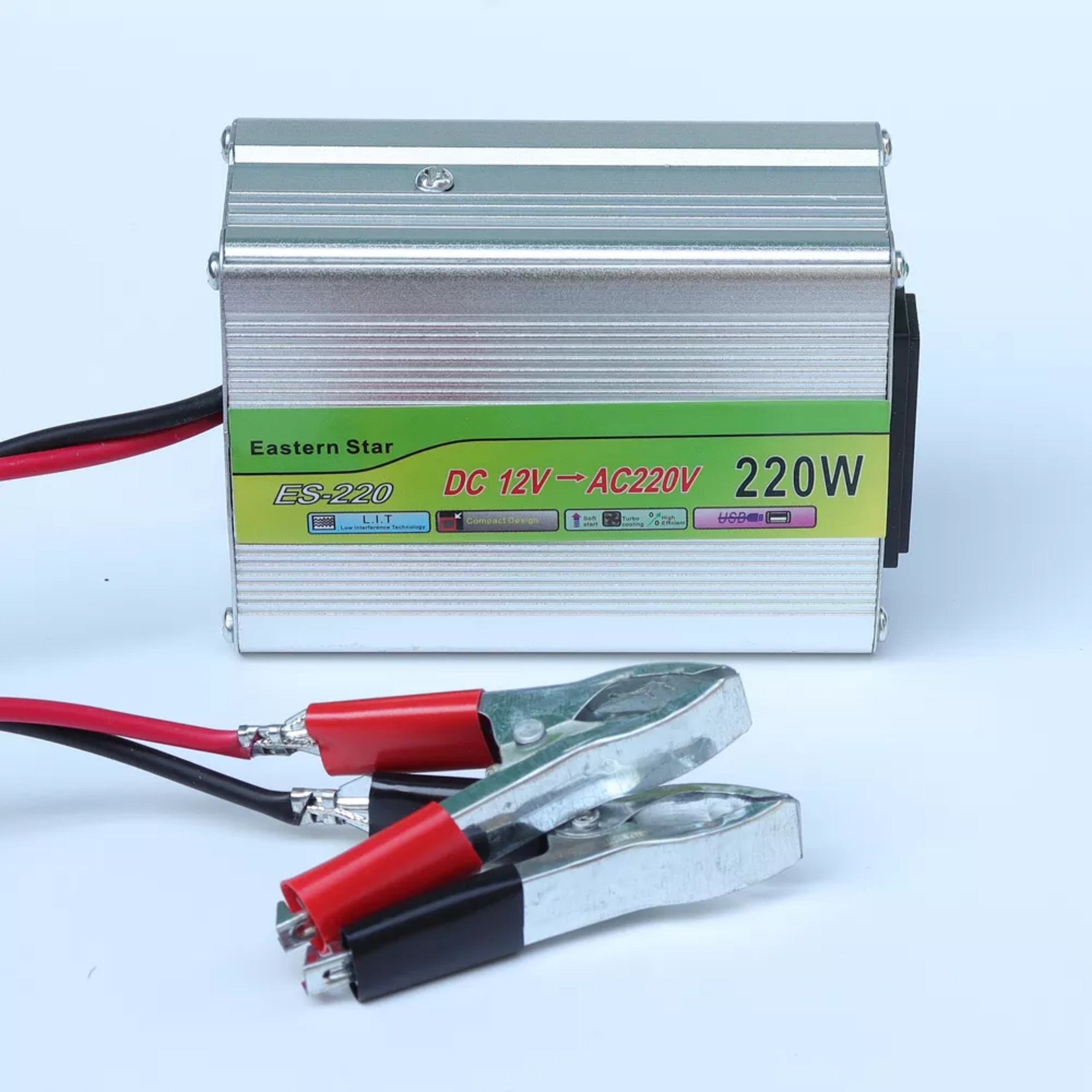 Bộ chuyển điện, tăng điện áp từ 12V DC sang 220V AC 220W Eastern Star ES220 (Mã SP: ES220)
