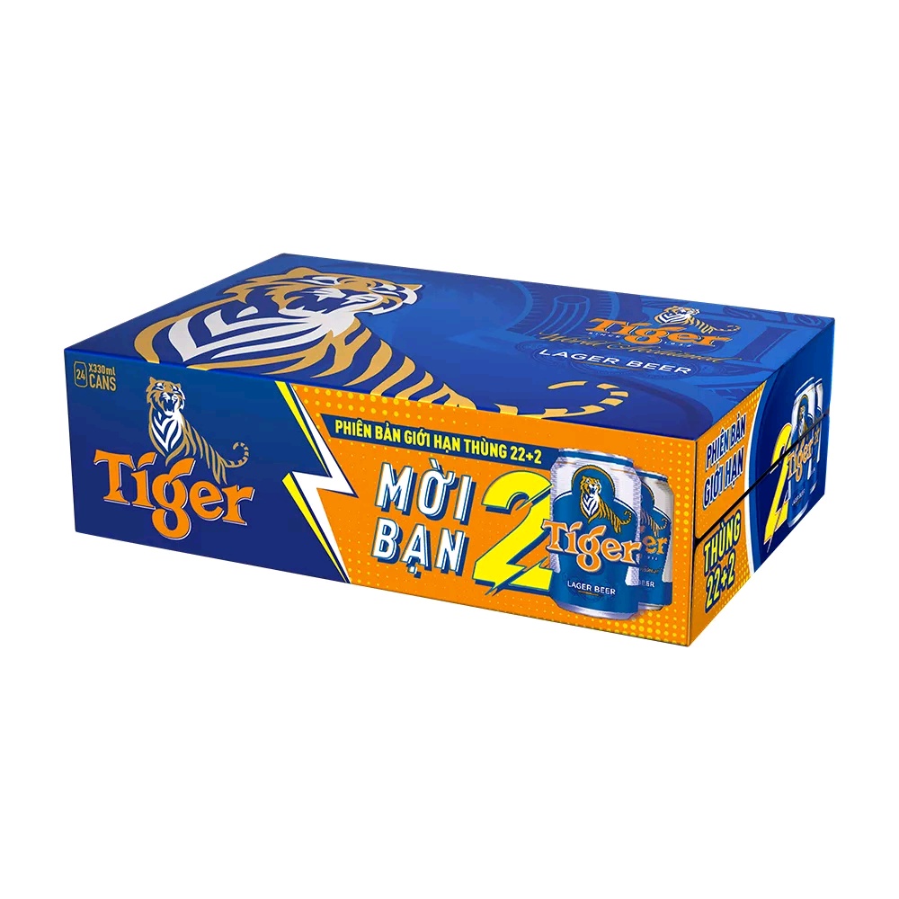 Thùng 24 lon bia Tiger 330ml / lon (Mã SP: 4160_114743875)