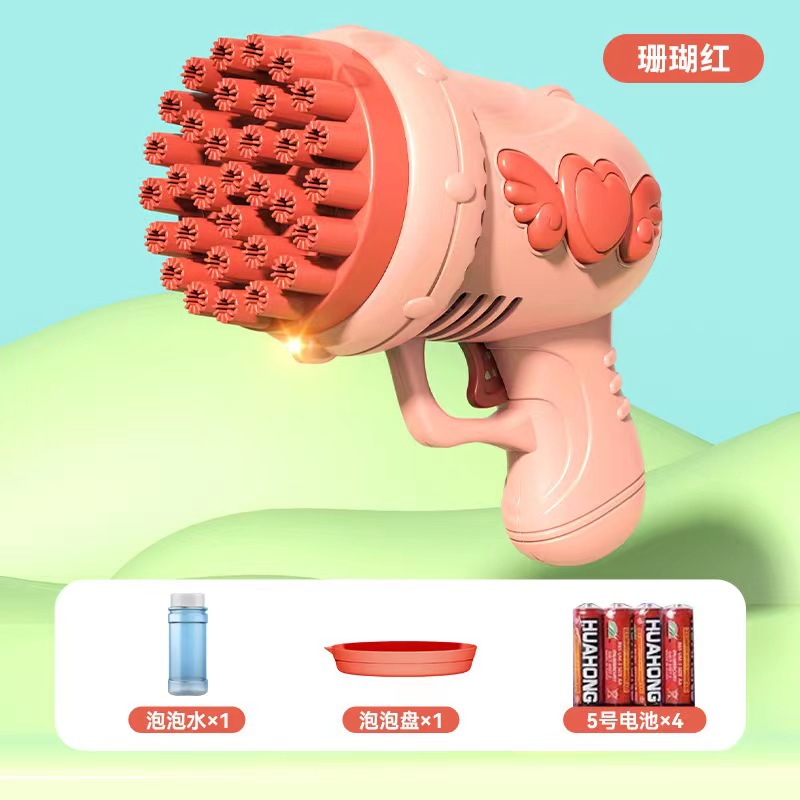[VIDEO THAM KHẢO][ SẴN 4PIN + 1 LỌ DUNG DICH] SIÊU PHẨM SÚNG BẮN BONG BÓNG (Mã SP: 1466_114875450)